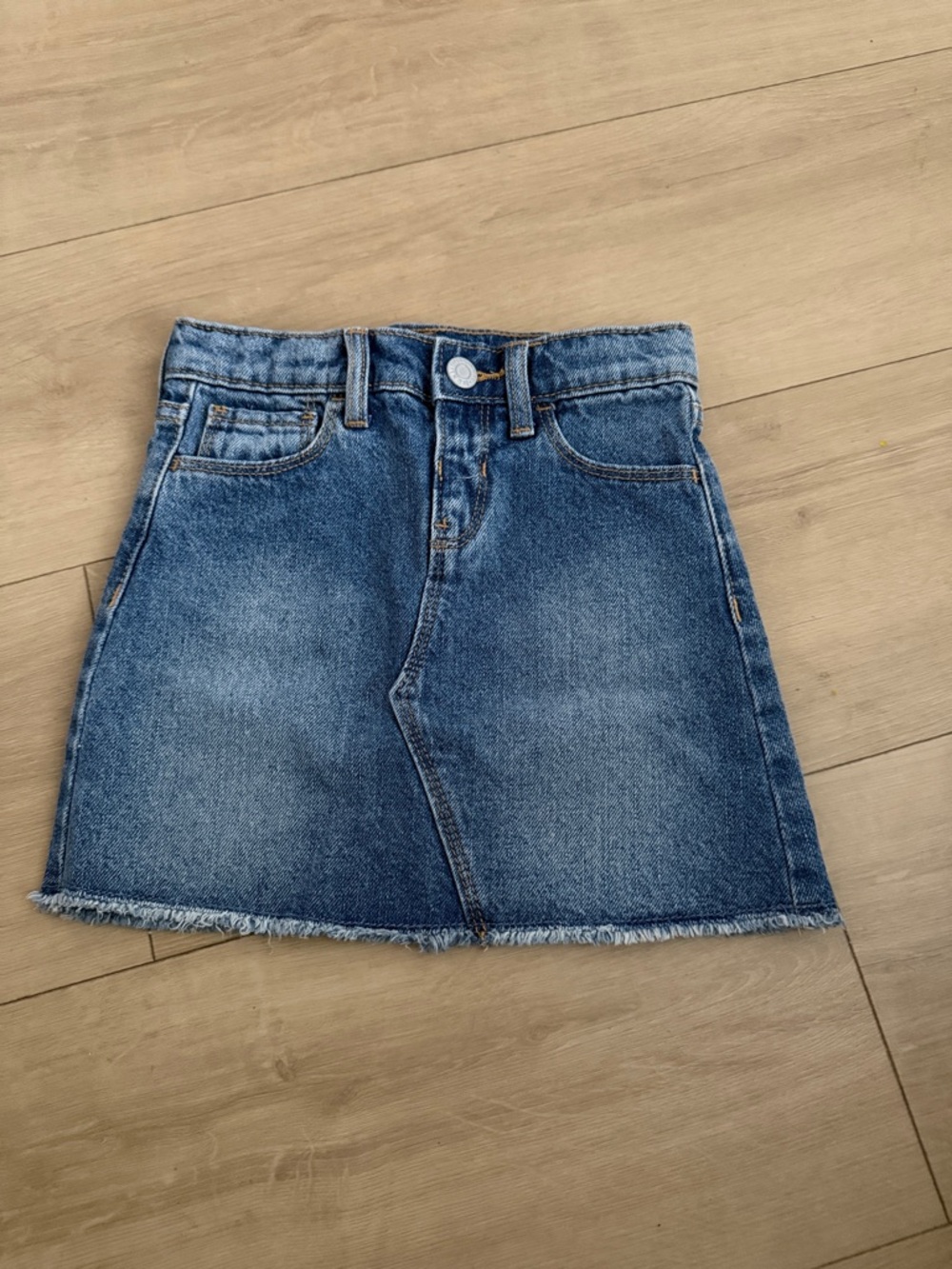Old Navy Blue Denim A-Line Skirt